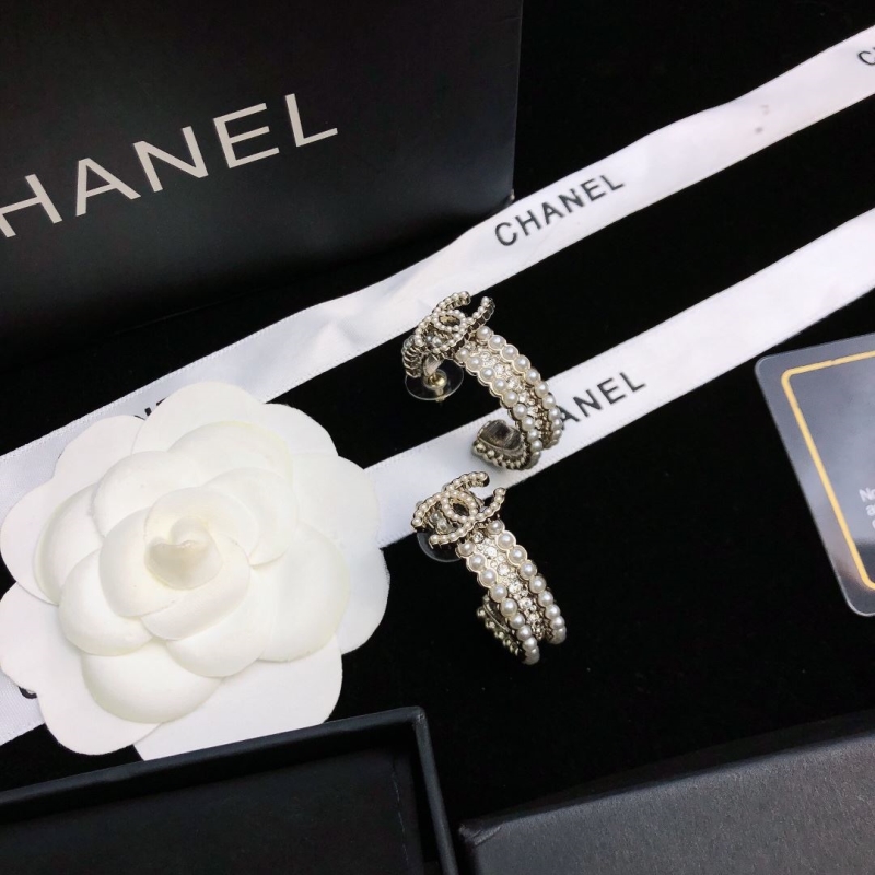 Ch*el earrings